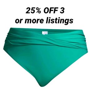 Bikini Bottom Swimsuit Plus Size 3X Swimwear Beach Tropical Island Pool Cruise